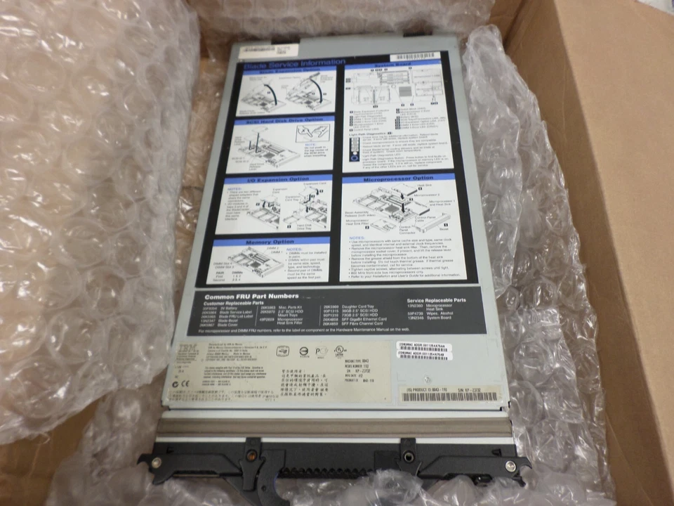 Used IBM BladeCenter HS20 8843-11U Xeon 3.0Ghz 2GB Server  - Image 3 of 3