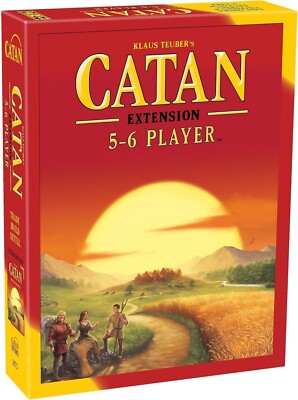 CATAN | Basisspiel 5-6 Spieler | Brettspiel ERWEITERUNG | Alter 10+ | 3-6 Spieler