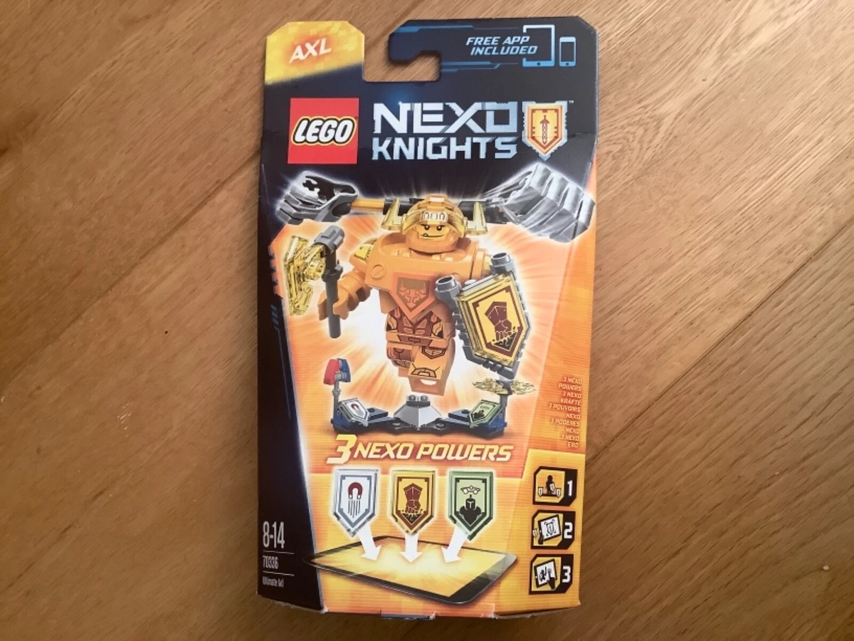 LEGO 70336 Nexo Knights Ultimate Axl Rare Retired Building Set Model
