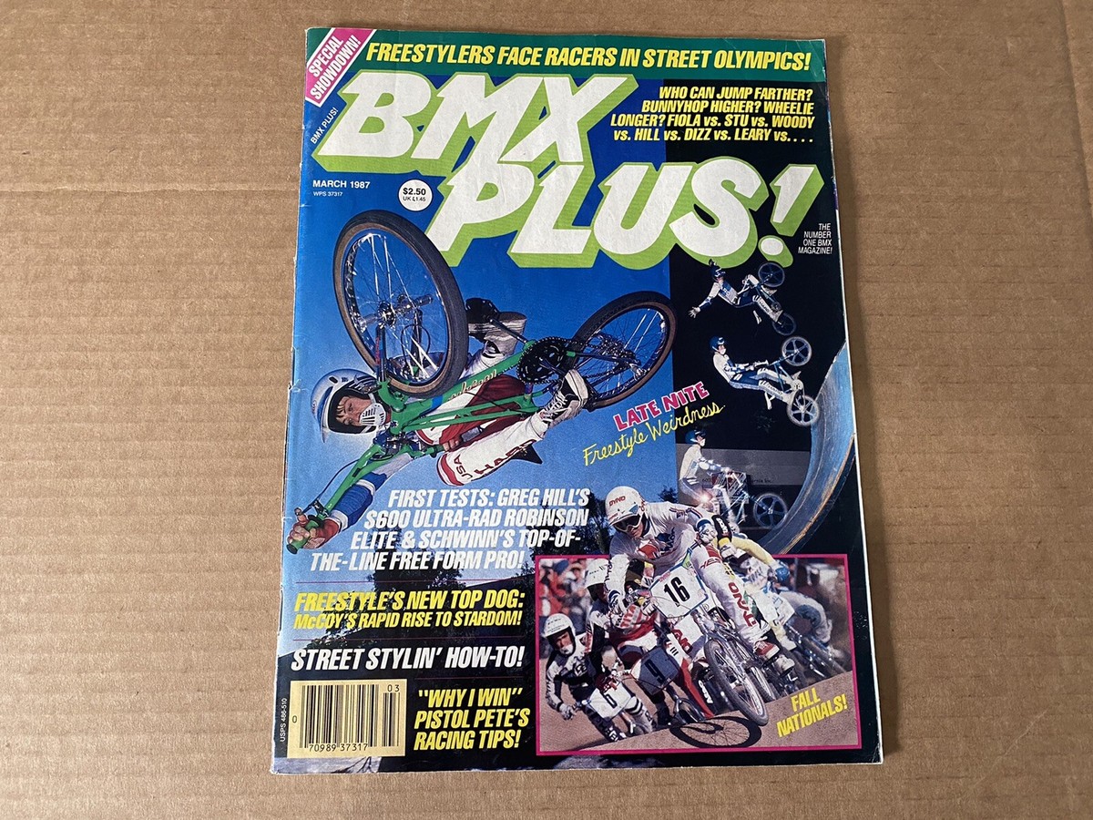Bmx Plus! March 1987 Vintage Bmx Magazine Dennis McCoy