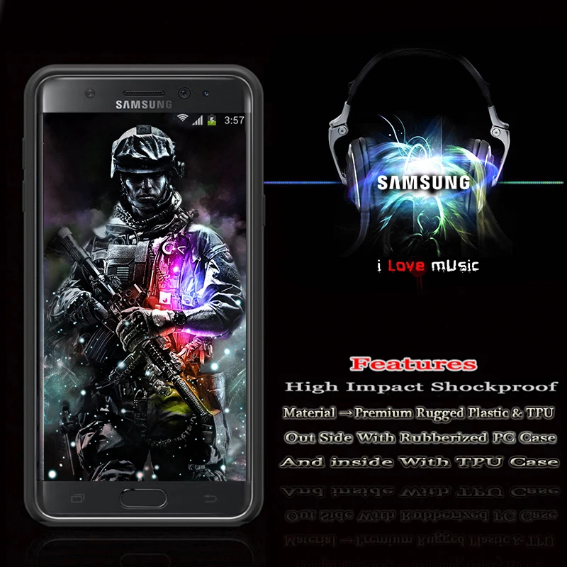 Funda rígida resistente protectora de TPU para Galaxy PARA SAMSUNG cubierta Foto 2 de 2