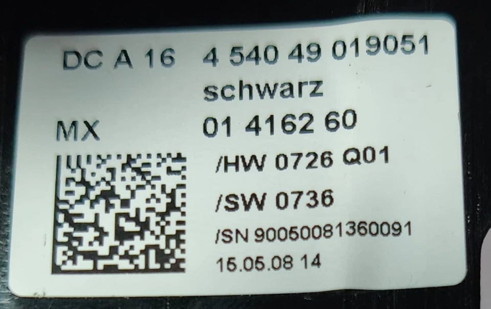 MERCEDES-BENZ ML 250 W164 SENSOR ÁNGULO RELOJ RESORTE A16454049 2005-2012 Foto 2 de 4