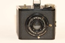 Unique Collector's Lot of 3 Vintage Cameras Accessories, Brownie and Canon