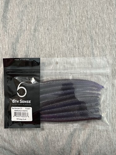 6th Sense BamBoosa Worm 5.3 Whiskey Dust