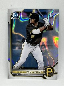 2022 Bowman Matt Fraizer Chrome Lava Refractor #/399 1st Pirates BCP-91