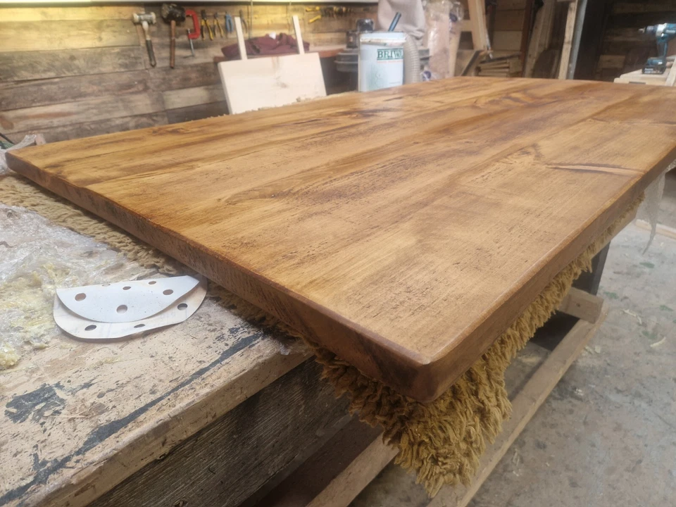 Handmade Canadian Pine Rustic Dining Table Tops 180cm X 100cm X 40mm Custom Size - Image 4 of 4
