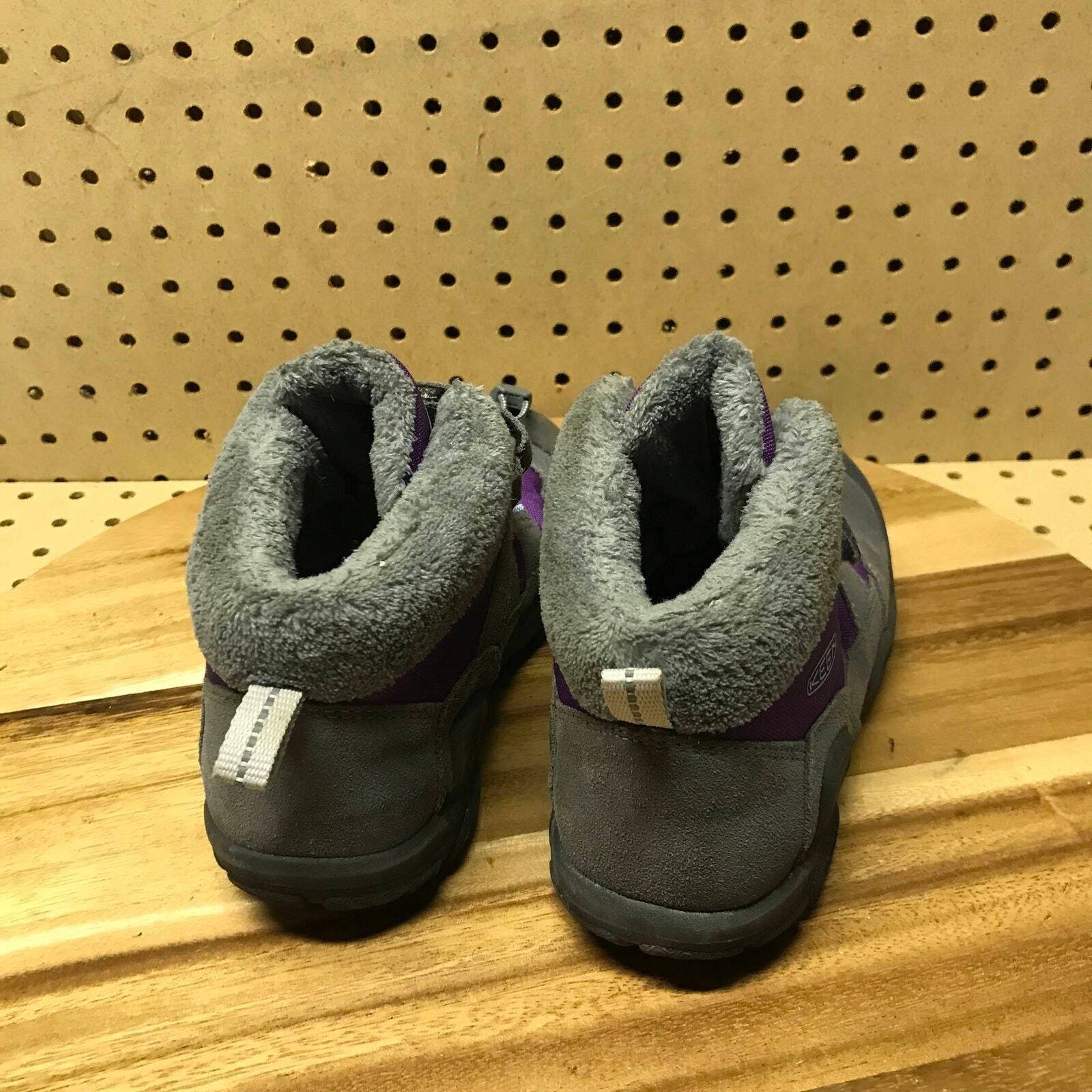 Scarpe da trekking Keen Targhee giovanili taglia 3 viola grigio stringate metà top