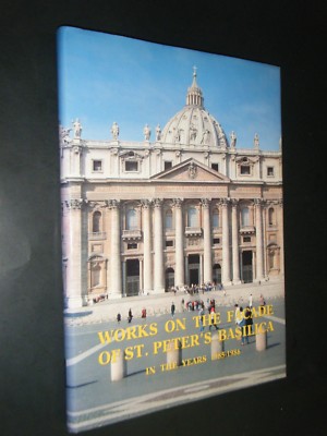 Works on the Facade of St. Peter's Basilica In the Years 1985-1986 Photographs