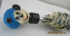 Vintage Mickey Mouse Disney Umbrella Mickey with Blue Hat NICE 