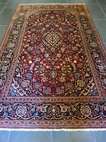 Handgeknüpfter Perser Keshan Orientteppich 220x133cm - Bild 7 von 24