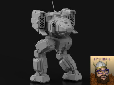 STK-3Fb Stalker Alternate Mech Model For Battletech 6mm-10mm-15mm
