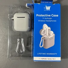 Just Wireless Protective Case for Airpods Wireless Bluetooth Earbuds Headphones