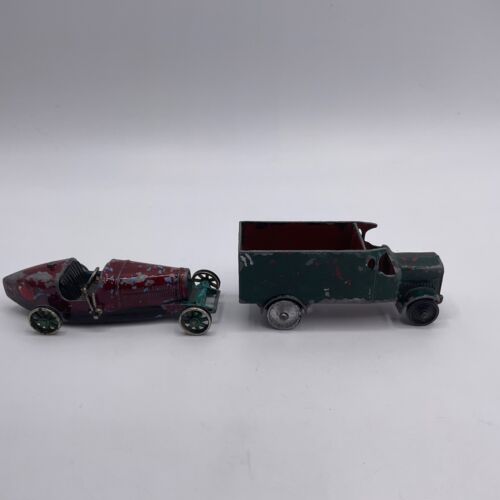 VTG Models of Yesteryear Toy Lot of 2 Lesney Die Cast Metal Truck Bugatti *READ