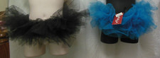 Lot of 2 tutus child sizes turquoise blue and black xs/small child