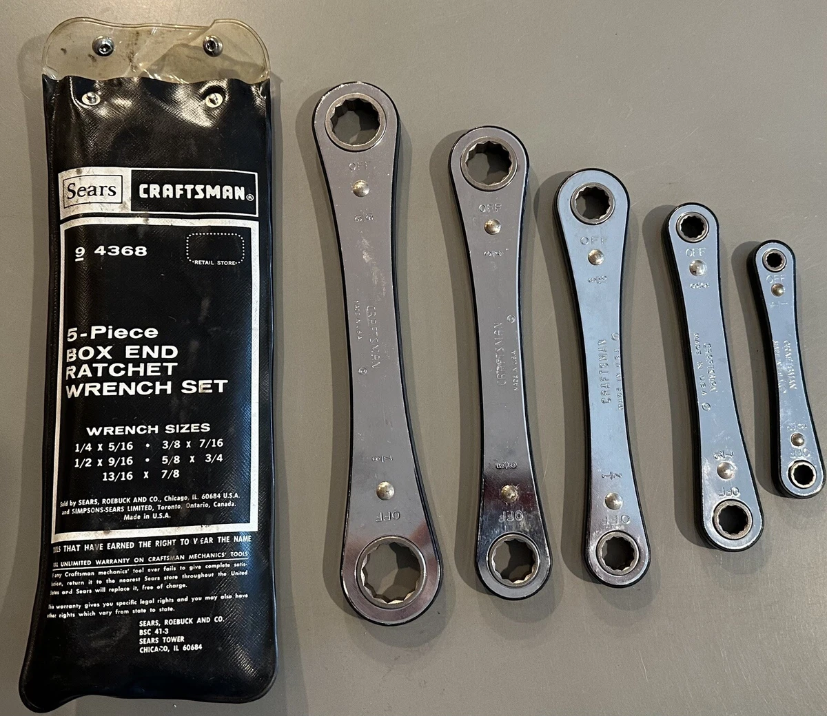 Sears wrench set online