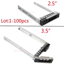 Lot 2.5"/ 3.5"SAS SATA Hard Drive Caddy Tray For Dell Gen14 R540 R640 R740 R940