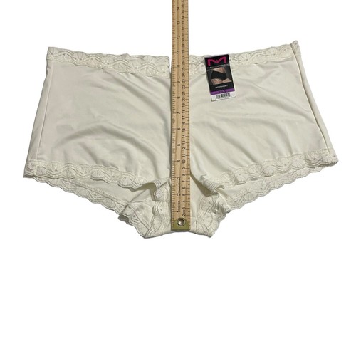Maidenform One Fab Fit Microfiber Lace Trimmed Boyshort Panty 40760 Size 9 2XL - Picture 8 of 8