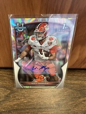 2022 Bowman University Chrome Will Shipley Lava Refractor Rookie RC Auto /199