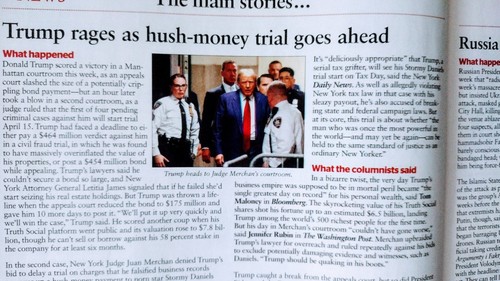 THE WEEK BEST OF THE U.S. & INTERNATIONAL MEDIA BETTER OFF? TRUMP'S CLAIM 4/5/24 - Picture 22 of 24