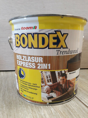 Bondex Holzlasur Express 2in1 Kiefer 4 L Lasur Holzschutzlasur (S58)