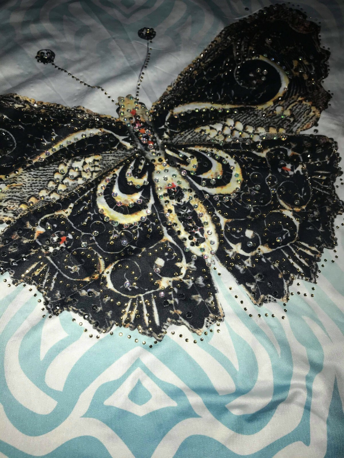 REDUCED PRICE ….Moda Impression Butterfly Tshirt with Sparkle detail