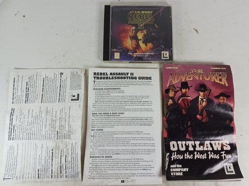 Star Wars Rebel Assault II For PC With Manual & Inserts 1997