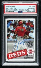 2020 TOPPS 1985 TOPPS 35TH ANNIVERSARY AUTOGRAPHS 85AJV JOEY VOTTO PSA 10 POP 1