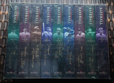 Baseball: A Film by Ken Burns VHS 1997 9-Tape Set *SEALED*  **Buy 2 Get 1 Free**