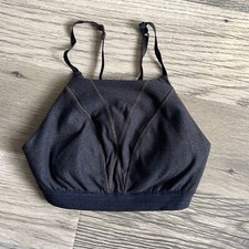Prana sports bra gray adjustable straps size medium