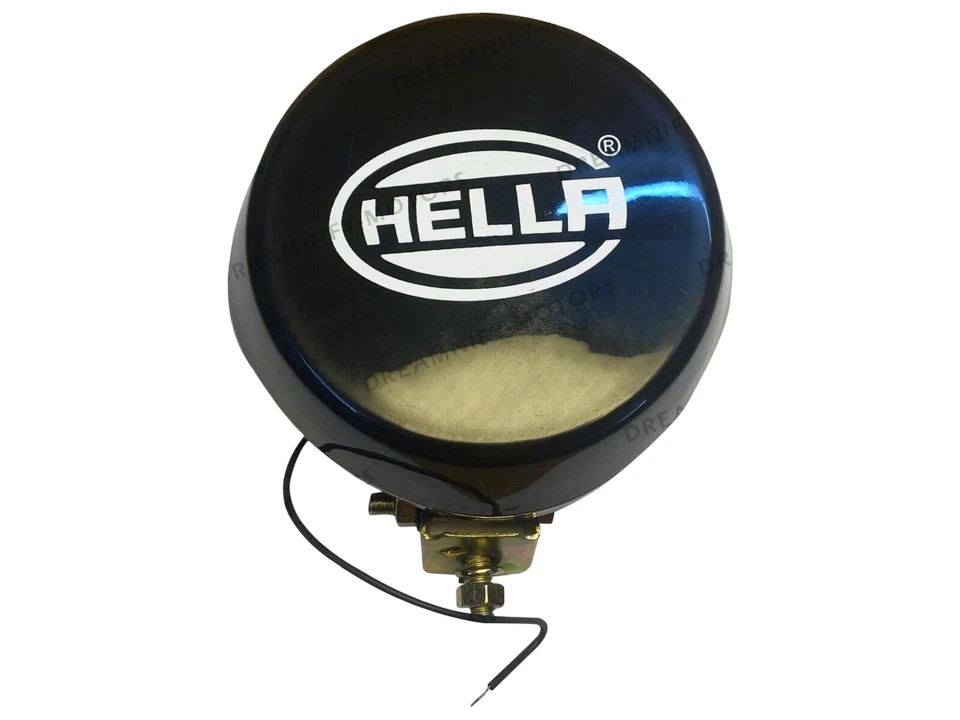 Coppia Hella Rotondo Faro Fendinebbia Vetro Trasparente+ Cover Con H3 12V 55 - Bild 3 von 4