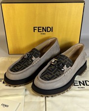 Fendi O Lock Loafers Men s US 7 EU 41 Suede F...