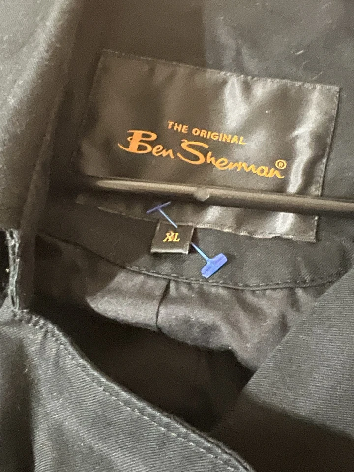 Ben Sherman 女式风衣 XL 码胸围 22 1/2 — 第 3/4 张图片