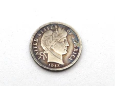 UNITED STATES 1913 BARBER DIME VF CONDITION OR BETTER**