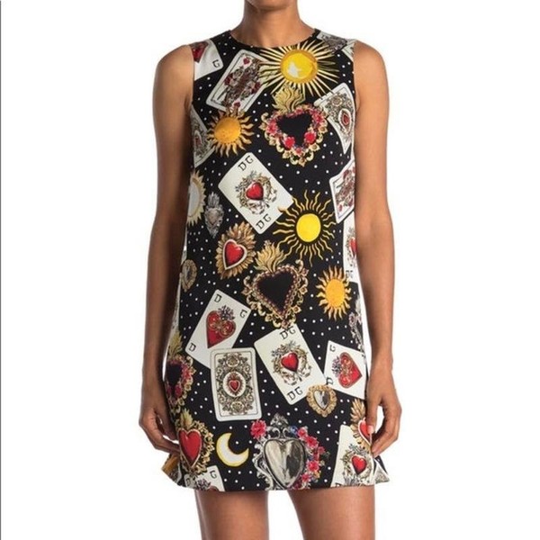 Women Dolce & Gabbana Dress Black Polyester 38 / M