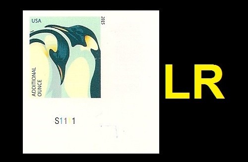 US 4989a Penguins additional ounce imperf NDC plate single LR MNH 2015 - Picture 1 of 1
