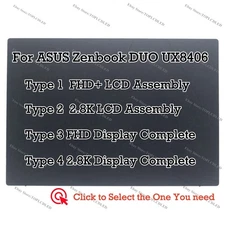 14" OLED Touch Screen Display Assembly Complete For ASUS Zenbook DUO UX8406CA
