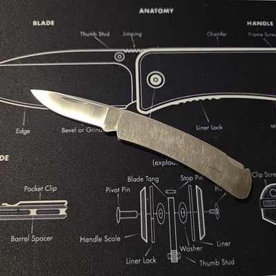 Buck 525 ''Gent'' LockBack Gentleman's Folding Pocket Knife USA Vintage 1985