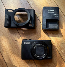 Canon PowerShot G7 X Compact Digital Camera 20.2MP Black w/ Charger 4.2x