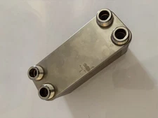 Heat Exchanger 20 Plate Stainless Steel 1” Connectors