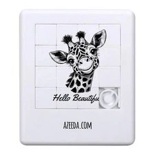 'Hello Beautiful Giraffe' Sliding Puzzle (PZ00034393)