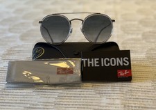 Ray ban RB3647N Round Double Bridge Copper Gray Gradient 51-22-145 3N
