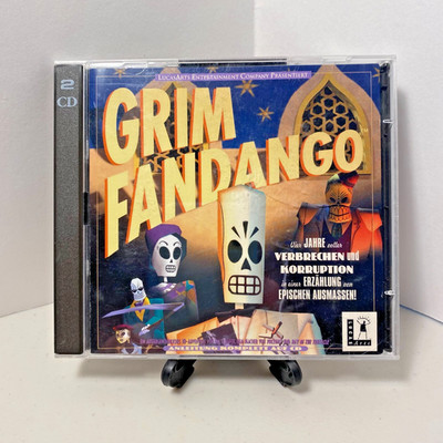 Grim Fandango 2 Disc Set (PC CD-ROM, 1997, LucasArts) German/Deutsch Version