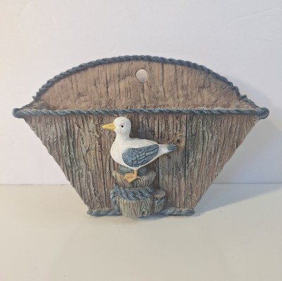 Vintage Seagull Ceramic Planter Beach Nautical Summer Hard To Find Collectible 