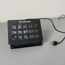 Elgato Stream Deck MK.1 15-Key Classic Black USB with Stand | Used