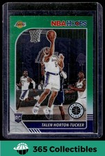 2019-20 Hoops Premium Stock Talen Horton-Tucker Green Prizm Rookie Lakers