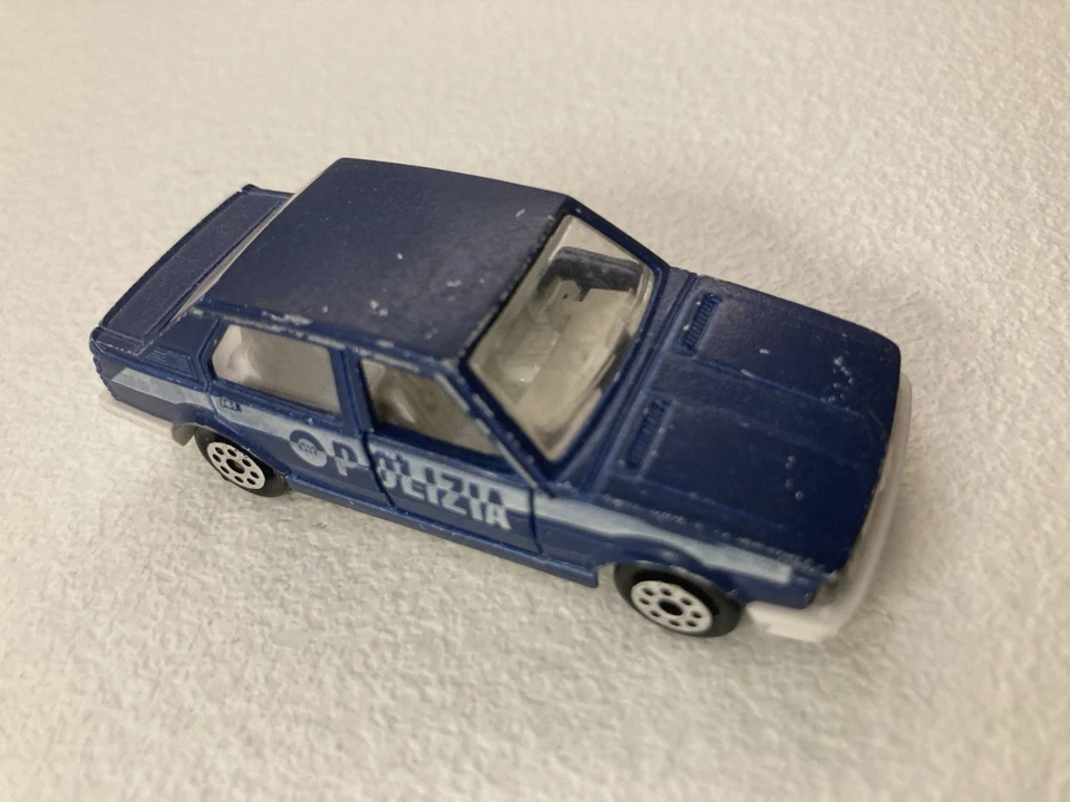 Modellino 1:55 Alfa Romeo Giulietta Majorette Polizia Vintage - No Box - Immagine 2 di 3