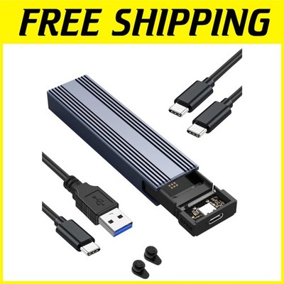 NVMe SSD Enclosure USB C Adapter 10Gbps UASP Trim Support