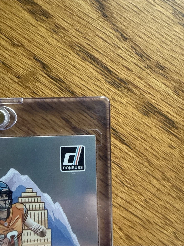 2024 Panini Donruss - Downtown! Bo Nix #19 (RC) - Image 4 of 4