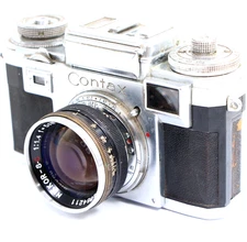 Zeiss Ikon Contax IIIa Black chrome Nikkor-S.C 5cm 1.4 rangefinder film camera