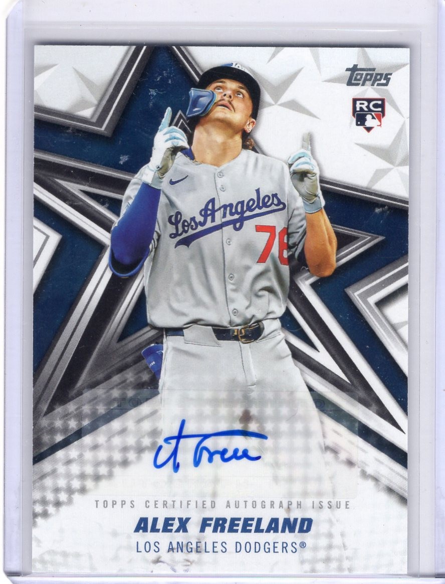 Alex Freeland #BSA-AFR 2026 Topps Series 1 Baseball Stars Auto (RC) LA Dodgers